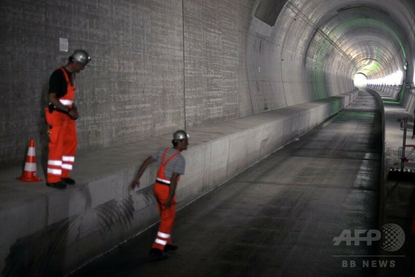 青函トンネル抜き世界一 スイスの鉄道トンネル、6月1日開通