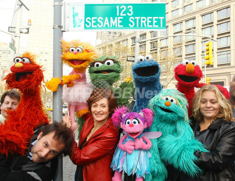 番組開始40周年、ニューヨークに即席「セサミストリート」