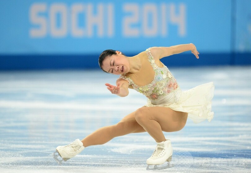 フィギュア女子シングルで8位の鈴木明子、ソチ五輪