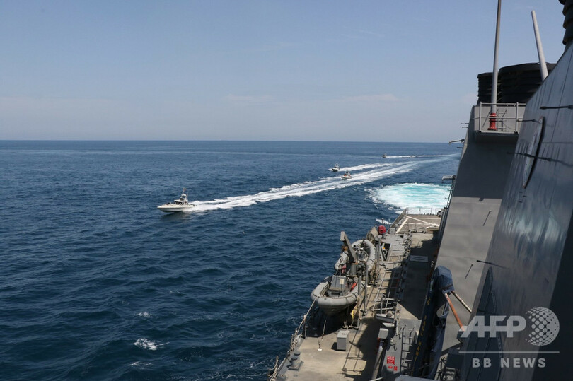 米海軍、「嫌がらせ」のイラン艦船は破壊 トランプ氏が指示