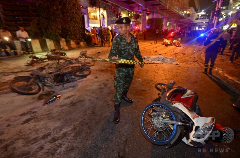 バンコク繁華街で爆弾爆発、19人死亡 「標的は外国人」