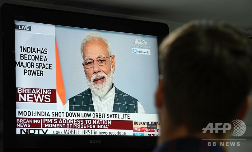 インド、ミサイルによる衛星破壊実験に成功 超大国入りに名乗り