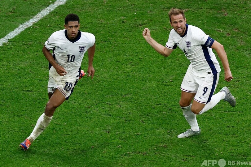 イングランドがEURO8強 ベリンガム・ケイン弾でスロバキア下す