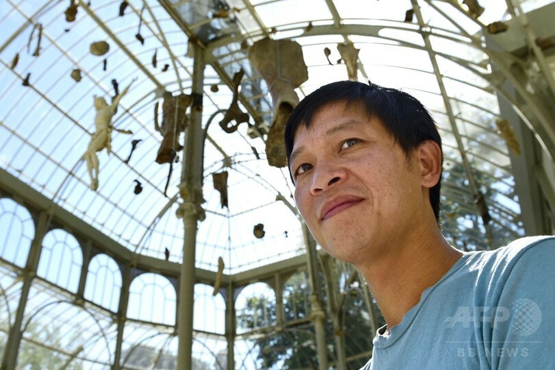 水晶宮殿にインスタレーション、ベトナム生まれのヤン・ボー氏