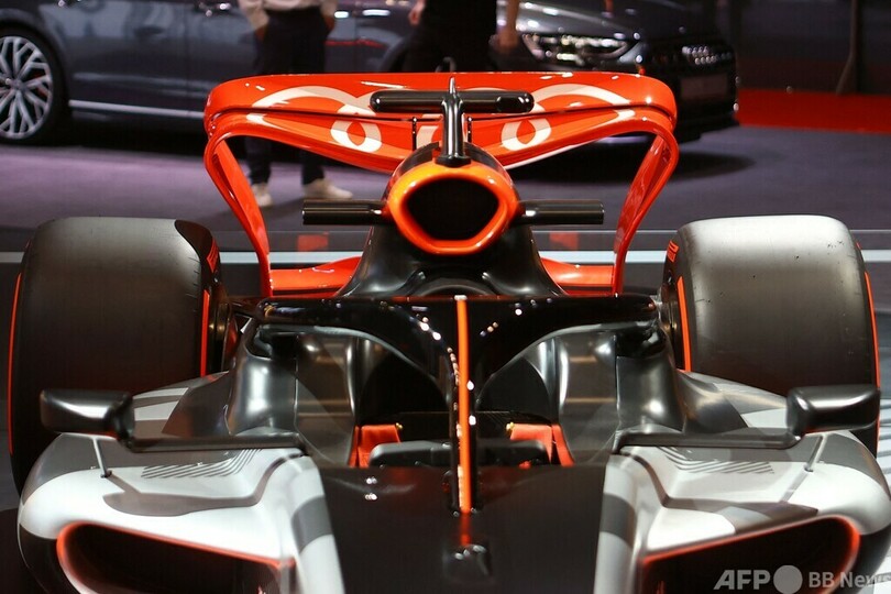 アウディのF1ショーカー展示 ジュネーブ国際モーターショー