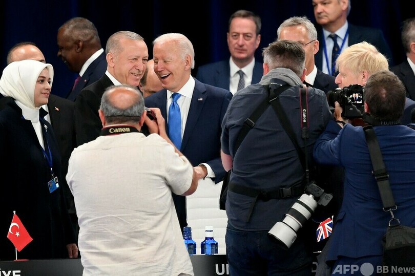 米大統領、北欧2国のNATO加盟支持で謝意 トルコのF16戦闘機購入支援へ