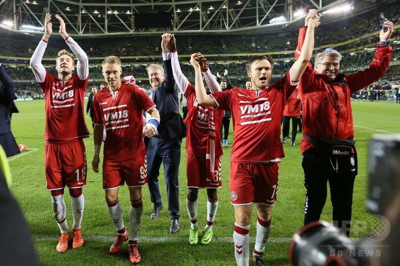 デンマークがW杯本大会へ、エリクセンのハットなどでアイルランドに大勝