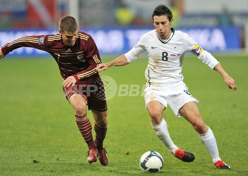 スロベニア アウェーゴールで本大会出場を決める、W杯欧州プレーオフ