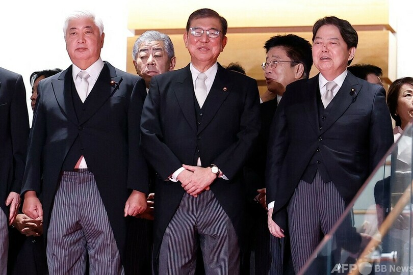 石破新内閣、女性閣僚は2人のみ 前政権の5人から減少