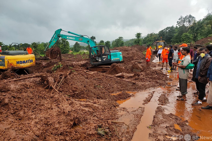 インド豪雨、死者159人に