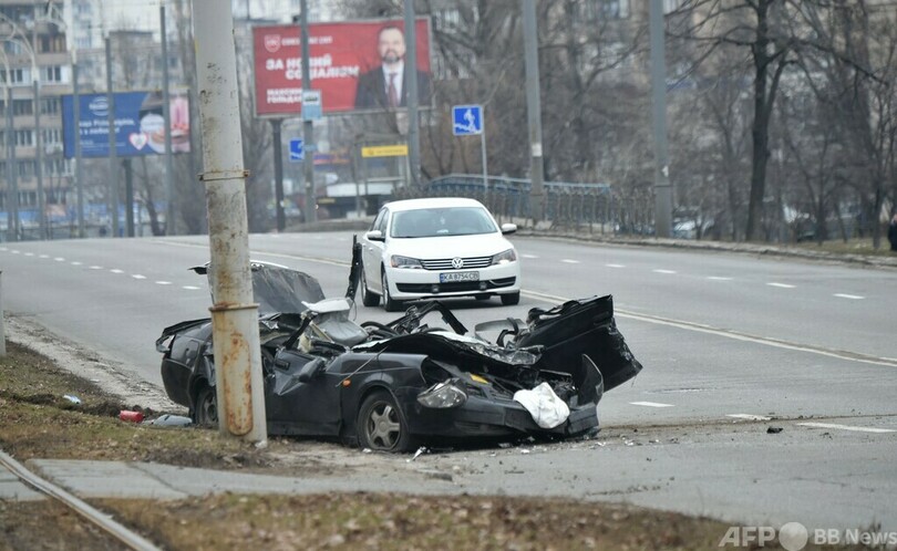 ウクライナ首都で市街戦 ロシア部隊が市内侵入
