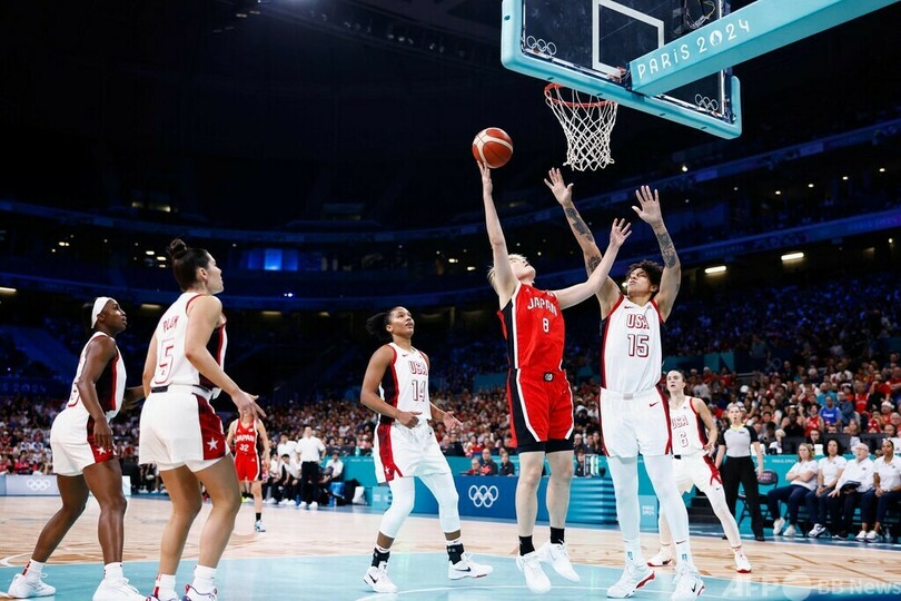 バスケ女子日本はパリ五輪黒星発進 女王米国に完敗