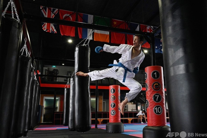 ブルース・リー映画で武術独習 空手で五輪目指す難民アスリート