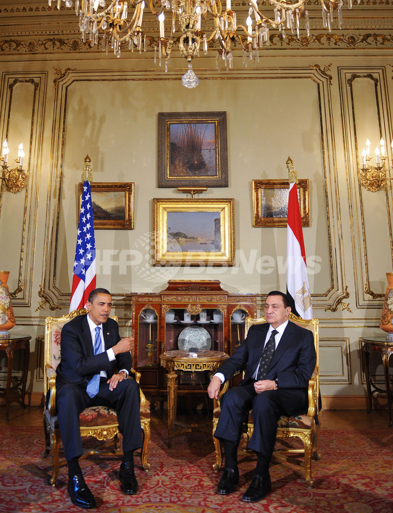 オバマ米大統領エジプト訪問、イスラム世界との関係改善目指し