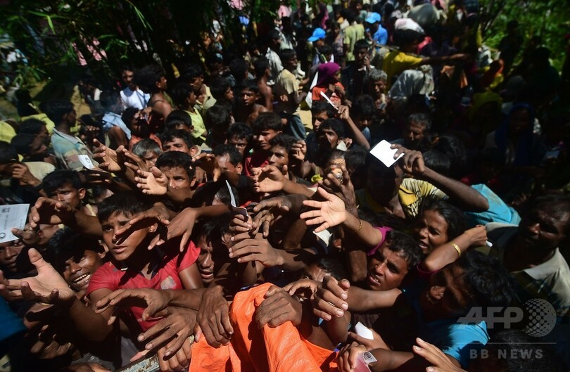 バングラデシュに避難のロヒンギャ、58万人超に 国連発表