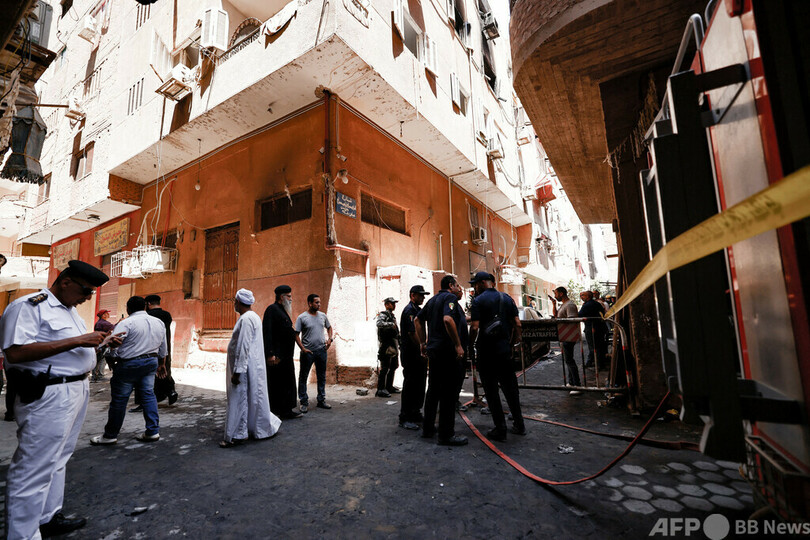 コプト教会で礼拝中に火災、41人死亡 エジプト