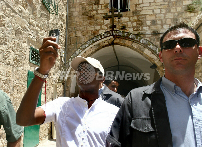 エトー選手、エルサレム訪問 - イスラエル