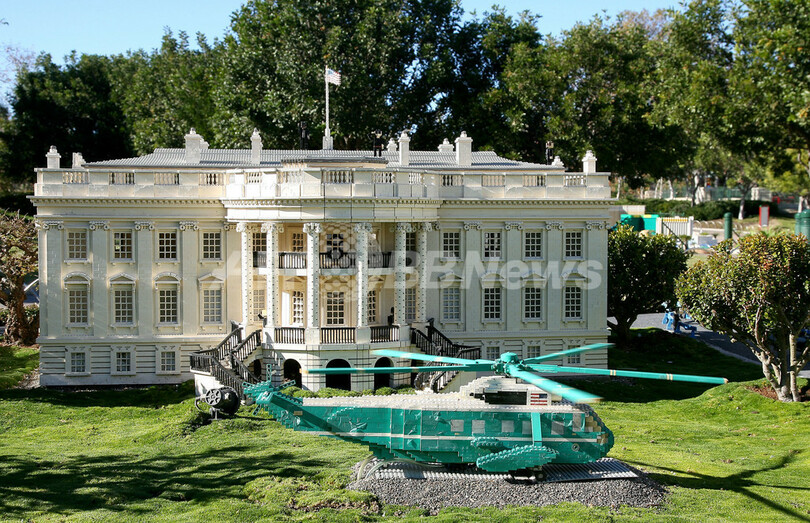 レゴブロックで大統領就任式、米カリフォルニア州