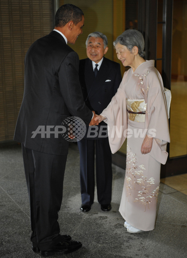 オバマ大統領、天皇・皇后両陛下と昼食会