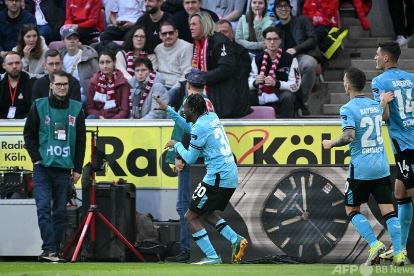 レバークーゼンがダービーで勝利 2位バイエルンと勝ち点10差に