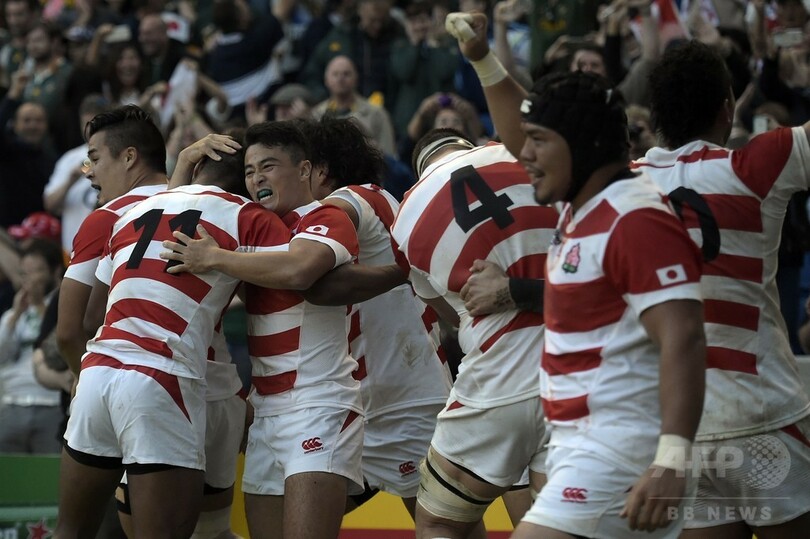 日本が南アフリカから金星、大会史に残る衝撃的な勝利