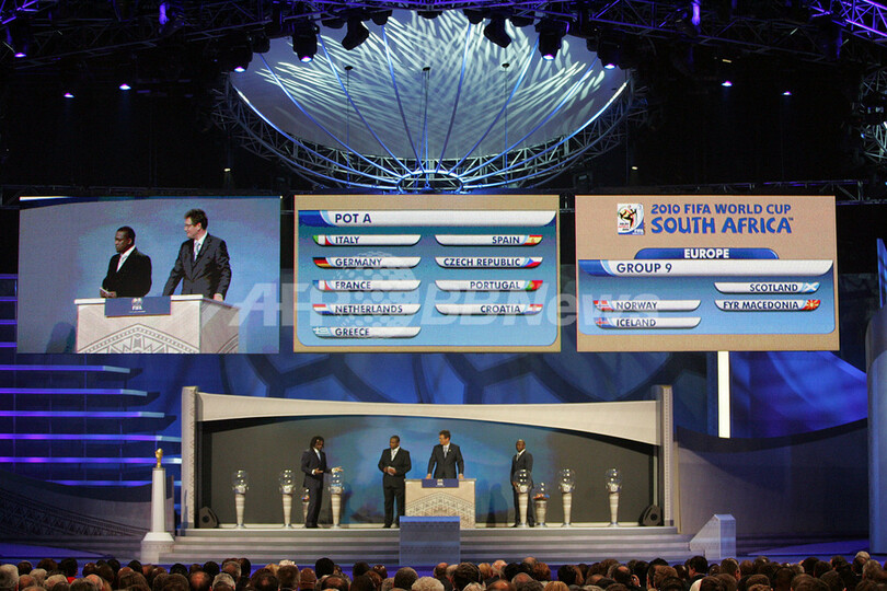 W杯南アフリカ大会 欧州予選の組合せが決定