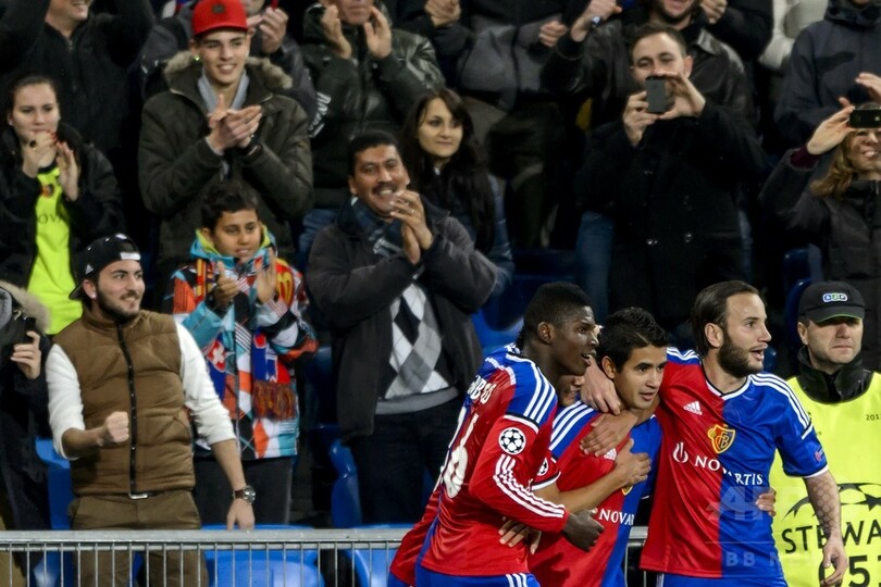 バーゼル、ルドゴレツに4発大勝 欧州CL