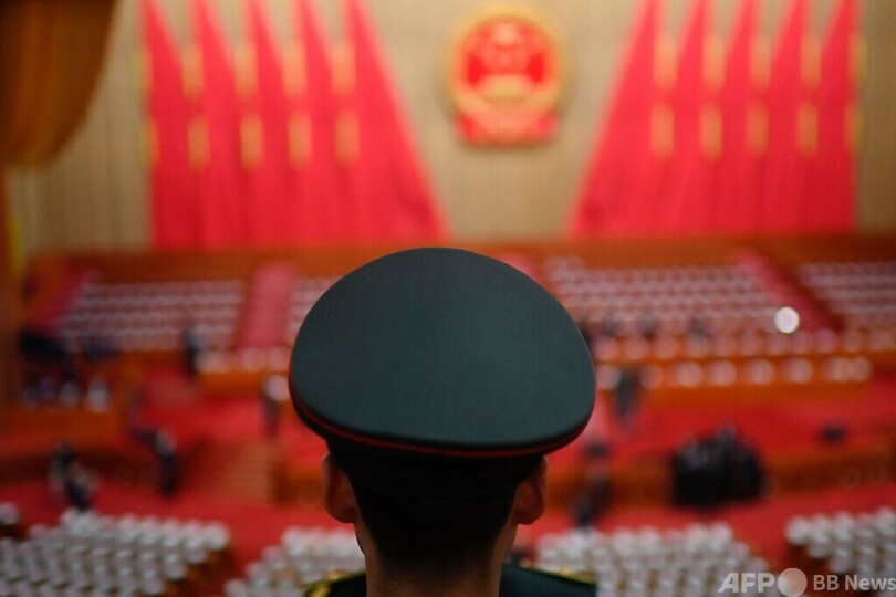 今年の成長目標、「5％程度」に据え置き 国防予算7％増 中国全人代開幕