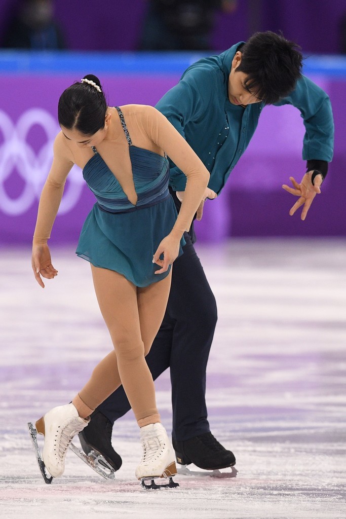 中国ペアがパーソナルベストでSP首位発進、平昌冬季五輪