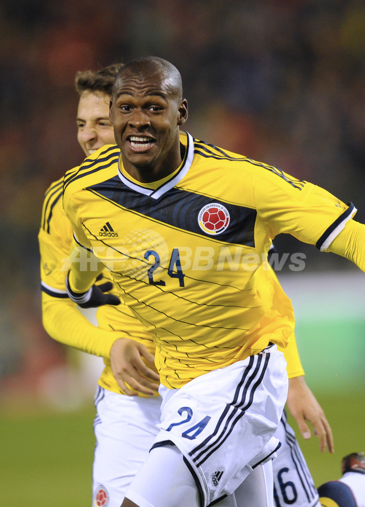 コロンビアがベルギーに快勝、サッカー国際親善試合