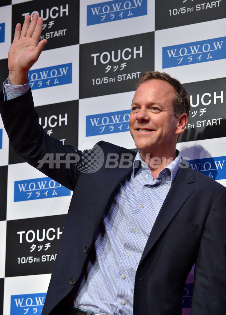 キーファー・サザーランド来日、最新主演ドラマをPR