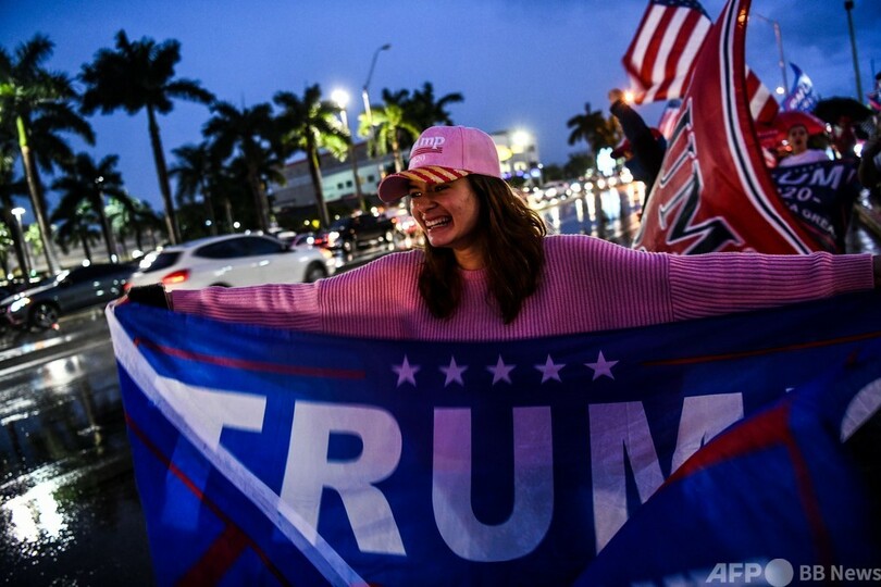 米各地でデモ続く 大統領選の開票めぐり