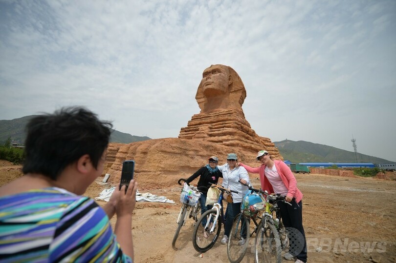 実物大スフィンクス、中国に出現