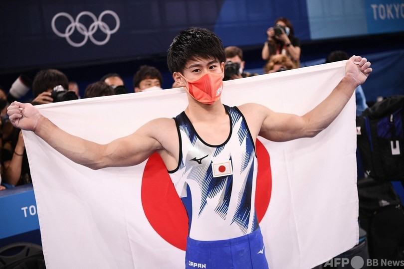 橋本大輝が東京五輪2冠達成、種目別鉄棒で金メダル