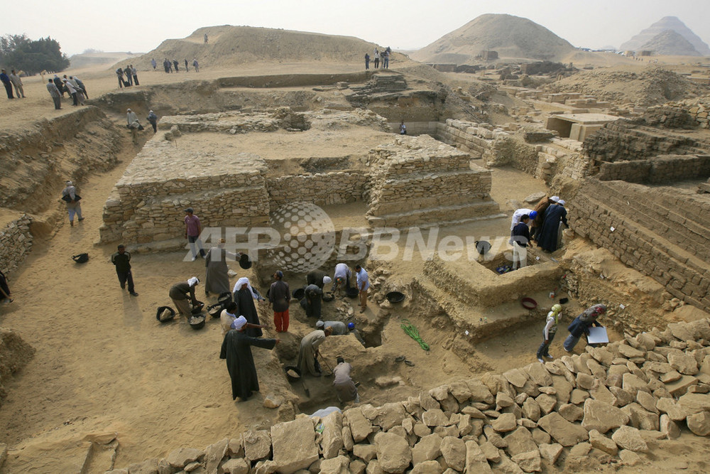 4300年前のピラミッドを発見、サッカラ遺跡 写真10枚 国際ニュース