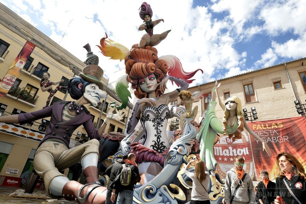 火祭り「ファリャス」開催、スペイン・バレンシア 写真30枚 国際ニュース：AFPBB News