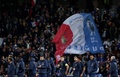 サッカー国際親善試合、フランス対スコットランド。勝利を喜ぶフランスの選手（2023年10月17日撮影）。(c)FRANCK FIFE / AFP