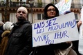 仏首都パリでイスラム嫌悪に抗議するデモ行進に参加する人々（2019年11月10日撮影）。(c)GEOFFROY VAN DER HASSELT / AFP