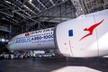 豪シドニー（キングスフォード・スミス）空港に駐機されたカンタス航空のエアバスA350-1000型機（2022年5月2日撮影）。(c)Wendell TEODORO / AFP