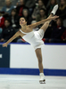 10-11フィギュアスケートGPシリーズ第2戦、スケート・カナダ（2010 Skate Canada International）女子シングル・ショートプログラム（SP）。55.95点で4位につけたアリッサ・シズニー（Alissa Czisny、米国）。（2010年10月29日撮影）(c)AFP/GEOFF ROBINS