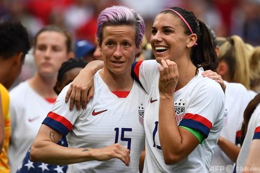 サッカー女子米代表の東京五輪メンバー発表 ラピノーら18人 写真1枚