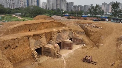 動画:明代の蜀端王墓、30年ぶり再発見 中国・成都市