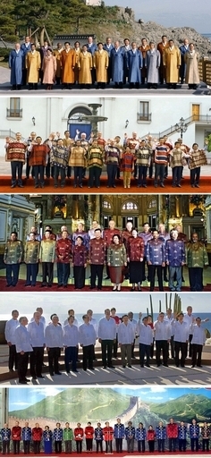 APECの記念撮影、「水着」着用をオーストラリア首相が否定