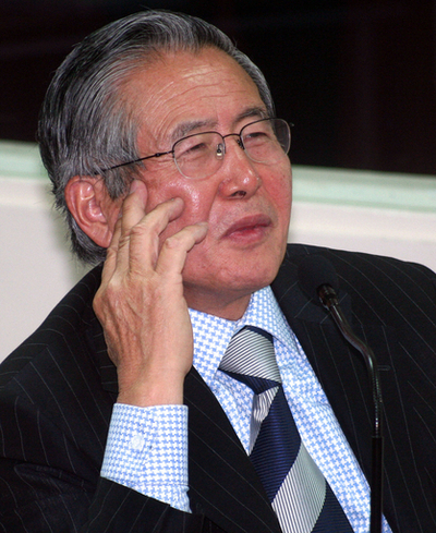 フジモリ元大統領、市民虐殺への関与を強く否定