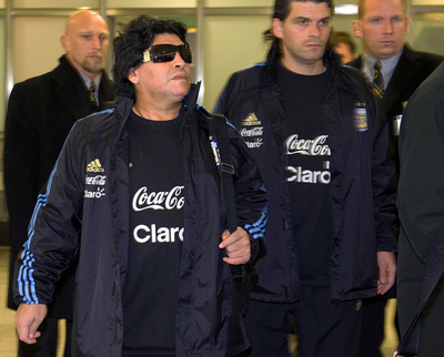 マラドーナ監督 2か月の活動禁止と罰金、暴言騒ぎで