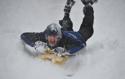 雪化粧のワシントンD.C.