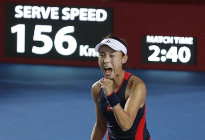 王薔がムグルサ破り決勝進出、香港OP