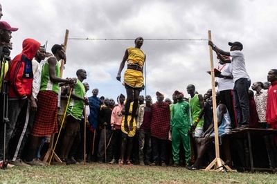 「マサイ五輪」 4年ぶりの開催 戦士の技に基づく競技