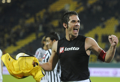 ウディネーゼ アウェーでドルトムントに勝利