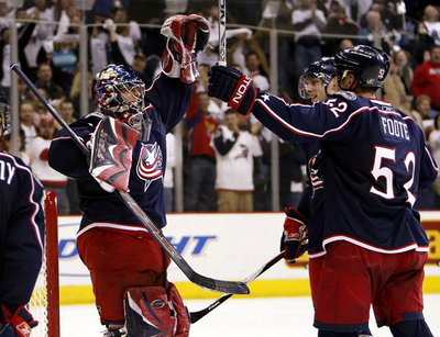 ブルージャケッツ スラッシャーズを降す